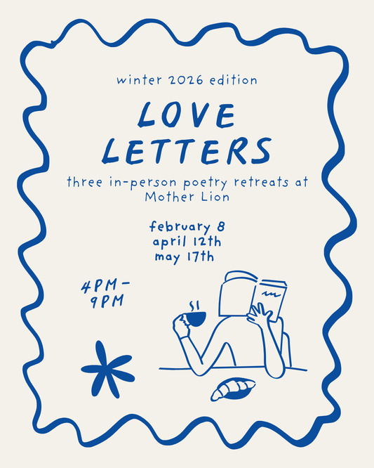 Love Letters Poetry Retreat - All 3 Sessions